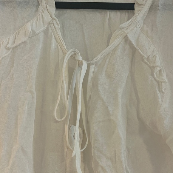 Band of Gypsies Ivory Button-Up Blouse - Picture 3 of 4